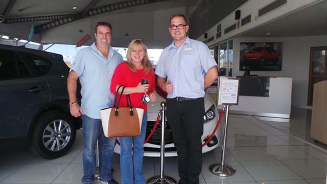 CMH Mazda Umhlanga Deliveries Mr and Mrs Elam