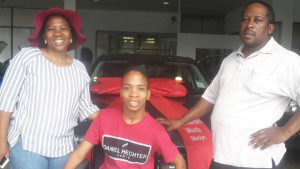CMH Mazda Durban Deliveries Ronald Molomo and Family