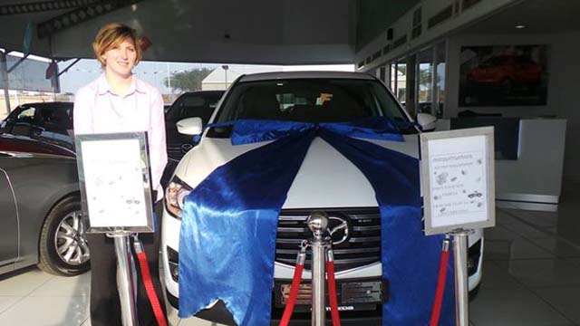 CMH Mazda Umhlanga Deliveries Mrs Jenna Von Mollendorff