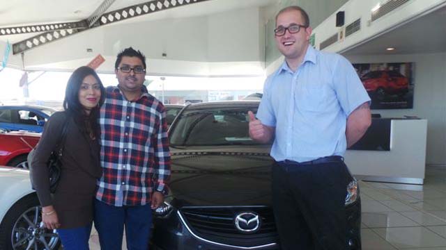 CMH Mazda Umhlanga Deliveries Mr Nivash Munilal