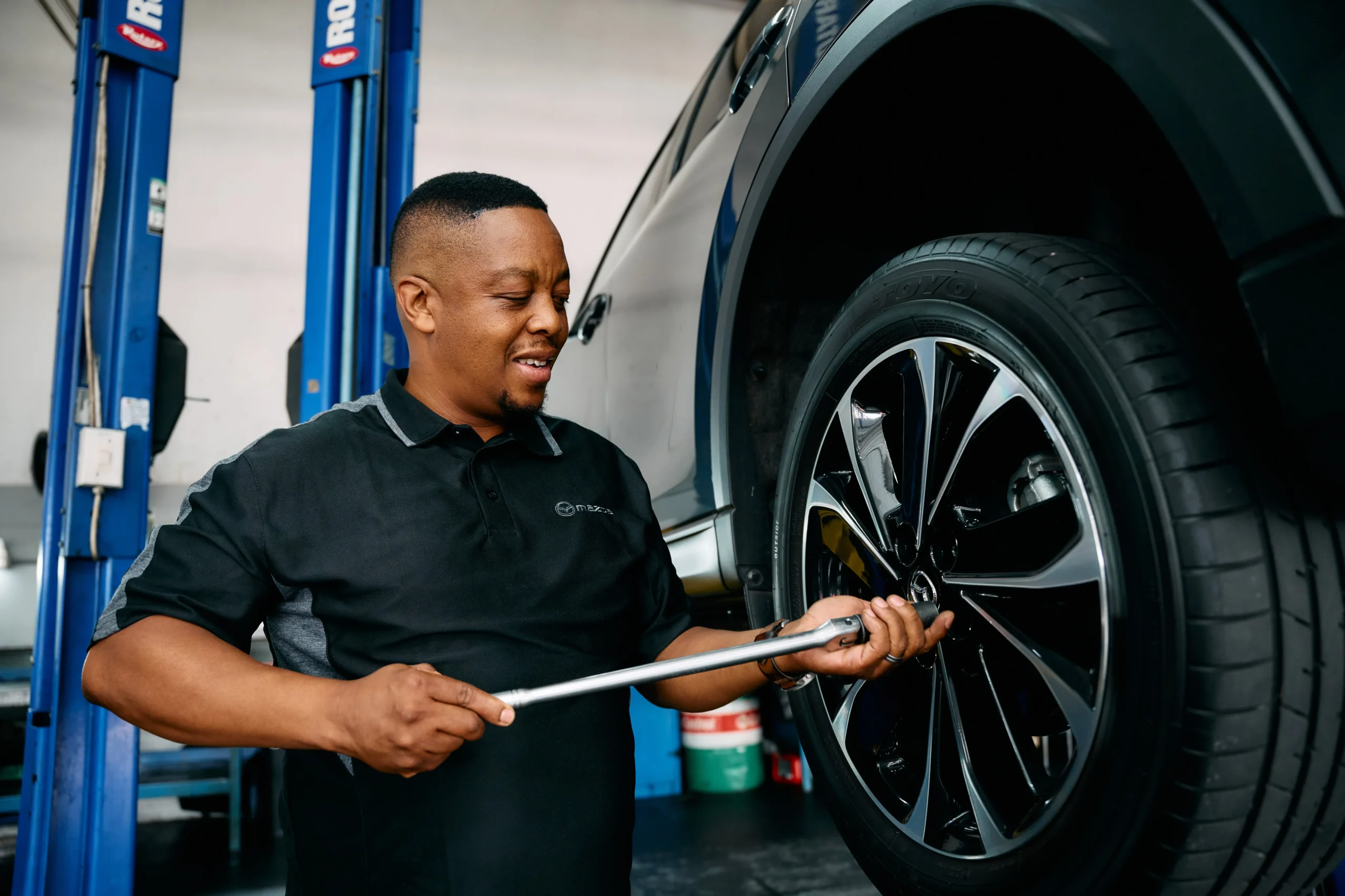 Mazda wheel change and tyre service at CMH Mazda Umhlanga