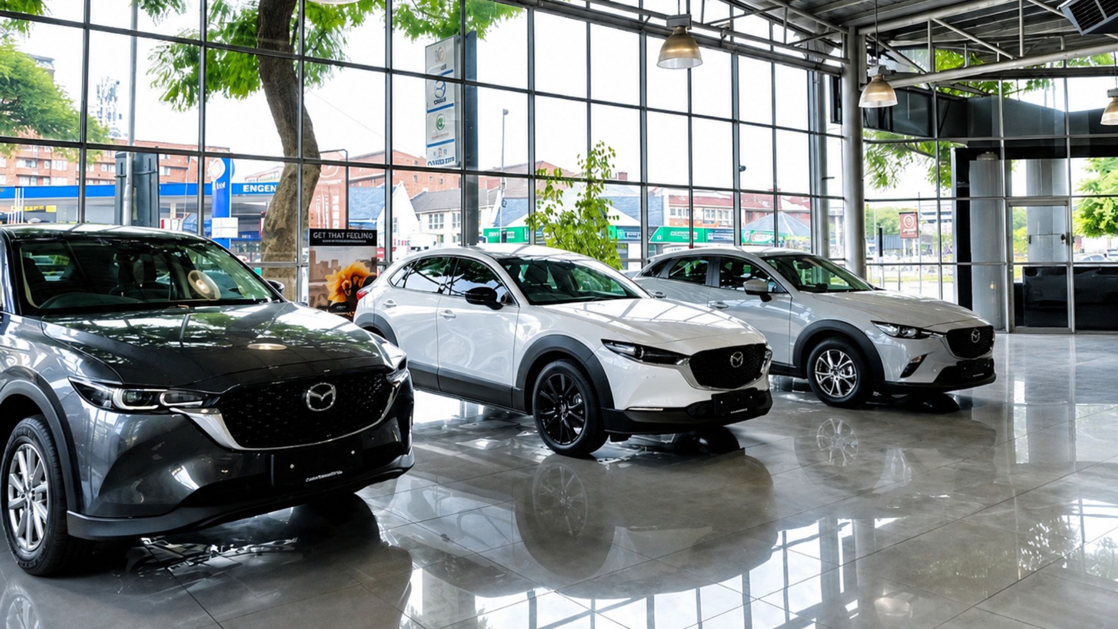 CMH Mazda Hatfield dealer floor